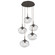 Nebula LED Pendant in Flat Bronze (404|CHB0068-05-FB-ZC-C01-L3)