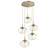 Nebula LED Pendant in Gilded Brass (404|CHB0068-05-GB-GA-C01-L1)