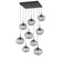 Nebula LED Pendant in Flat Bronze (404|CHB0068-09-FB-GS-C01-L3)