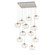 Nebula LED Pendant in Beige Silver (404|CHB0068-12-BS-ZA-C01-L3)