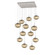 Nebula LED Pendant in Beige Silver (404|CHB0068-12-BS-ZB-C01-L1)