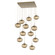 Nebula LED Pendant in Gilded Brass (404|CHB0068-12-GB-FB-C01-L3)