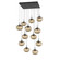 Nebula LED Pendant in Matte Black (404|CHB0068-12-MB-FB-C01-L3)