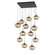 Nebula LED Pendant in Matte Black (404|CHB0068-12-MB-ZB-C01-L1)