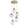 Cosmos LED Pendant in Gilded Brass (404|CHB0069-05-GB-GC-C01-L3)