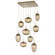 Cosmos LED Pendant in Gilded Brass (404|CHB0069-09-GB-ZB-C01-L1)