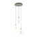 Fiori LED Pendant in Beige Silver (404|CHB0071-03-BS-WL-C01-L3)