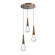 Raindrop LED Pendant in Flat Bronze (404|CHB0078-03-FB-C-C01-L1)