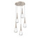 Raindrop LED Pendant in Beige Silver (404|CHB0078-05-BS-C-C01-L1)