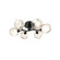 Gem LED Flush Mount in Matte Black (404|CLB0039-01-MB-A-L1)