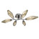 Rock Crystal LED Flush Mount in Gunmetal (404|CLB0050-01-GM-CB-L3)