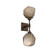 Gem LED Wall Sconce in Flat Bronze (404|IDB0039-02-FB-B-L3)