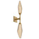 Rock Crystal LED Wall Sconce in Gilded Brass (404|IDB0050-02-GB-CB-L3)