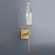 Rock Crystal LED Wall Sconce in Gilded Brass (404|IDB0050-07-GB-CC-L1)