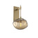 Nova Wall Sconce in Gilded Brass (404|IDB0064-20-GB-B-E2)