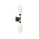 Fiori LED Wall Sconce in Flat Bronze (404|IDB0071-02-FB-WL-L3)