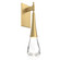 Raindrop LED Wall Sconce in Gilded Brass (404|IDB0078-01-GB-C-L1)