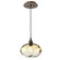 Coppa Pendant in Flat Bronze (404|LAB0036-01-FB-OA-C01-E2)