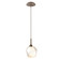 Gem LED Pendant in Flat Bronze (404|LAB0039-01-FB-A-C01-L3)