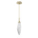 Rock Crystal LED Pendant in Gilded Brass (404|LAB0050-17-GB-CC-C01-L3)