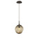 Aster One Light Pendant in Flat Bronze (404|LAB0062-01-FB-B-C01-E2)