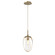 Meteo One Light Pendant in Gilded Brass (404|LAB0063-01-GB-A-C01-E2)