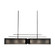 Urban Loft Linear Chandelier in Gilded Brass (404|PLB0026-0B-GB-IW-001-E2)