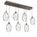 Ellisse Linear Pendant in Flat Bronze (404|PLB0035-07-FB-OC-C01-E2)