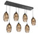 Ellisse Linear Pendant in Matte Black (404|PLB0035-07-MB-OB-C01-E2)