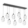 Ellisse Linear Pendant in Matte Black (404|PLB0035-09-MB-OC-C01-E2)