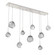 Gem LED Linear Pendant in Beige Silver (404|PLB0039-09-BS-S-C01-L3)
