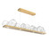 Gem LED Linear Suspension in Gilded Brass (404|PLB0039-0C-GB-C-CA1-L1)