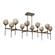 Gem LED Linear Suspension in Flat Bronze (404|PLB0039-69-FB-B-001-L3)