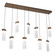 Parallel LED Pendant in Flat Bronze (404|PLB0042-09-FB-CG-C01-L3)