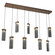 Parallel LED Pendant in Flat Bronze (404|PLB0042-09-FB-SG-C01-L1)