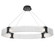 Parallel LED Chandelier in Matte Black (404|PLB0042-44-MB-CR-CA1-L1)