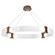 Parallel LED Chandelier in Oil Rubbed Bronze (404|PLB0042-44-RB-CG-CA1-L3)
