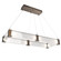 Parallel LED Chandelier in Flat Bronze (404|PLB0042-R1-FB-CG-CA1-L3)
