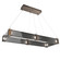 Parallel LED Chandelier in Flat Bronze (404|PLB0042-R1-FB-SG-CA1-L1)