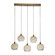 Terra Five Light Pendant in Flat Bronze (404|PLB0047-05-FB-OA-C01-E2)