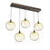 Terra Linear Pendant in Flat Bronze (404|PLB0047-05-FB-OA-C01-E2)