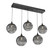 Terra Linear Pendant in Matte Black (404|PLB0047-05-MB-OS-C01-E2)