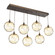 Terra Linear Pendant in Flat Bronze (404|PLB0047-07-FB-OA-C01-E2)