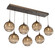 Terra Linear Pendant in Flat Bronze (404|PLB0047-07-FB-OB-C01-E2)