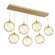 Terra Linear Pendant in Gilded Brass (404|PLB0047-07-GB-OA-C01-E2)