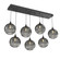 Terra Linear Pendant in Matte Black (404|PLB0047-07-MB-OS-C01-E2)