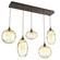 Misto Linear Pendant in Flat Bronze (404|PLB0048-05-FB-OA-C01-E2)