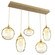 Misto Linear Pendant in Gilded Brass (404|PLB0048-05-GB-OA-C01-E2)
