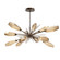 Aalto LED Starburst in Flat Bronze (404|PLB0049-0A-FB-RB-001-L1)