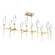 Aalto LED Linear Suspension in Gilded Brass (404|PLB0049-67-GB-RC-001-L1)